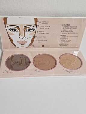 City Color Contour, Bronze & Highlight Trio - Brown, Tan, Gold